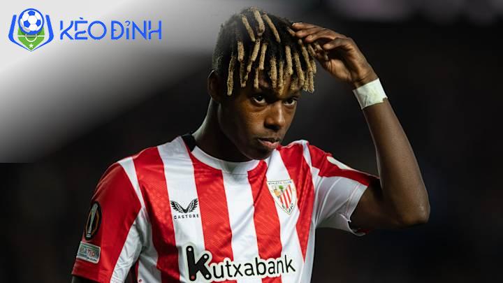 Nico Williams và phản ứng 4 từ gửi đến Arsenal & Chelsea